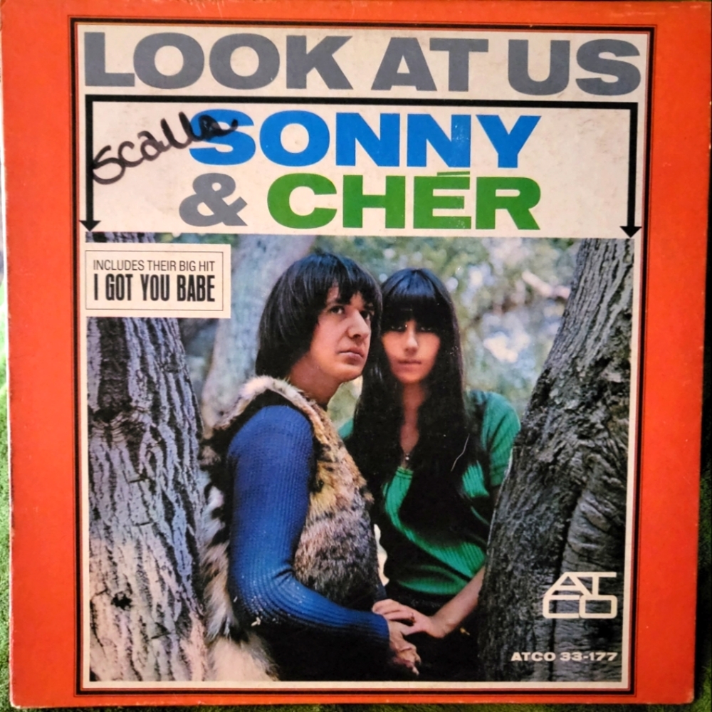 Sonny & Cher Look at Us LP Record 33-177 ATCO 1965